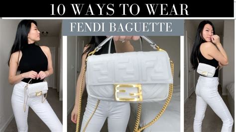 fendi mini baguette review|small Fendi bag with strap.